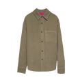 The Elder Statesman Early Dawn Overshirt "New Olive"