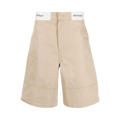 Palm Angels Sartorial Waistband Shorts "Beige/Off White"