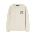 Palm Angels Monogram Linen Crewneck "Beige"