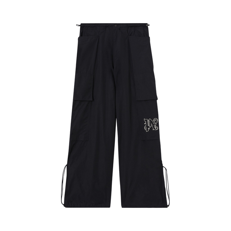 Palm Angels Monogram Parachute Pants "Black"