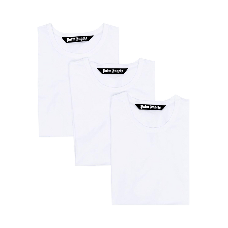 Palm Angels Essential Tee (3 Pack) "White"