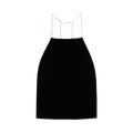 Palm Angels Chain Velvet Top "Black"