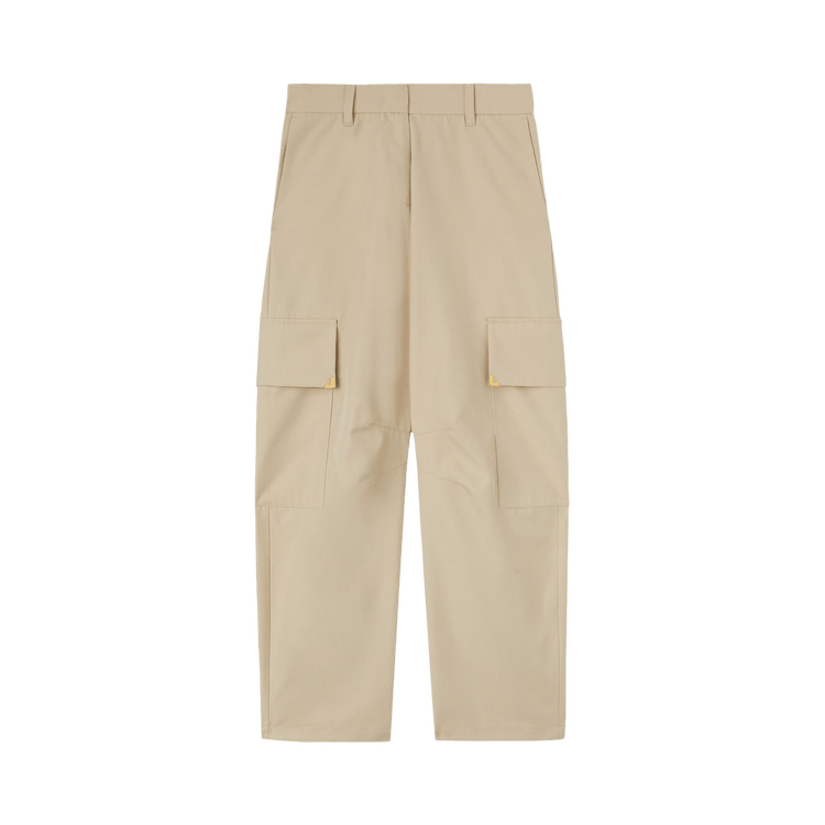 Palm Angels Metal Frame Carrot Pants "Beige"