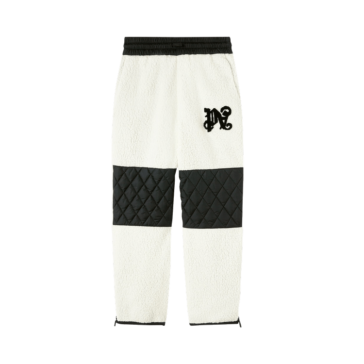 Palm Angels Monogram Cozy Ski Pants "White/Black"