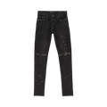 PURPLE BRAND Over Spray Skinny Jeans "Black"