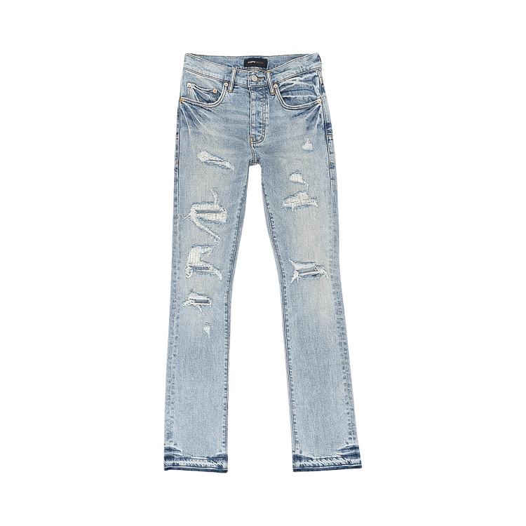 PURPLE BRAND Light Vintage Flare Skinny Jeans "Indigo"