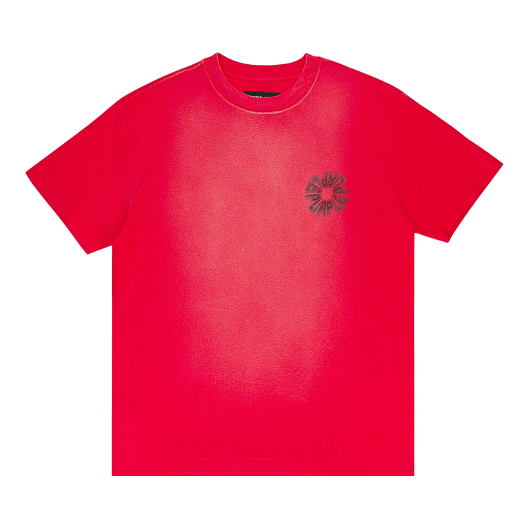 PURPLE BRAND Textured Jersey Short-Sleeve Tee "Red"