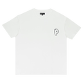 PURPLE BRAND Textured Jersey Inside Out Tee "White"