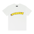 PURPLE BRAND Textured Jersey Short-Sleeve Tee "Off White"
