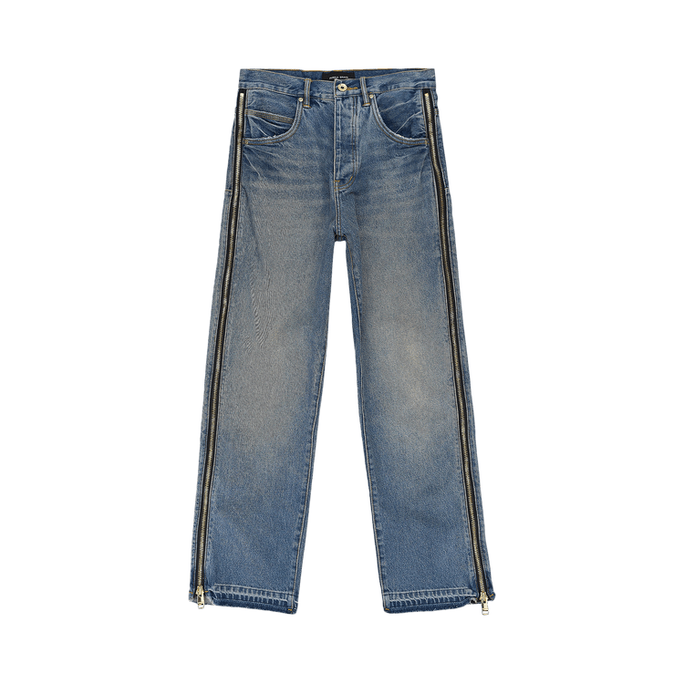 PURPLE BRAND Full Side Zip Skinny Jeans "Indigo"