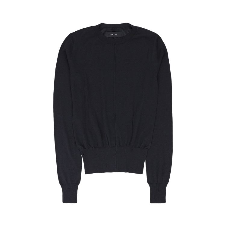 Amiri Distressed Crewneck Jumper "Black"