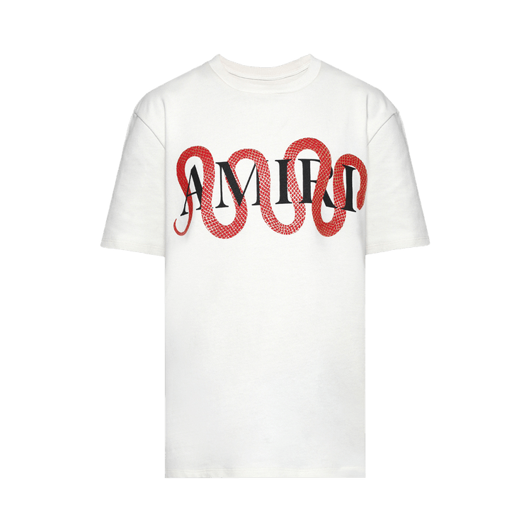 Amiri Snake Tee "Ivory"