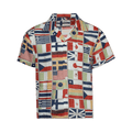 Bode International Flags Short-Sleeve Shirt "Multicolor"
