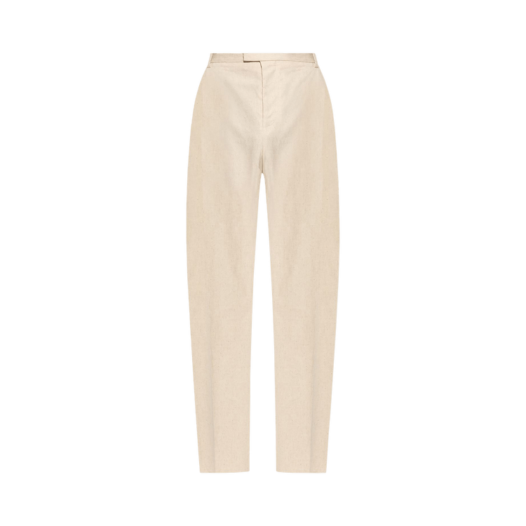 Bottega Veneta Poplin Weave Tailored Pants "Beige"