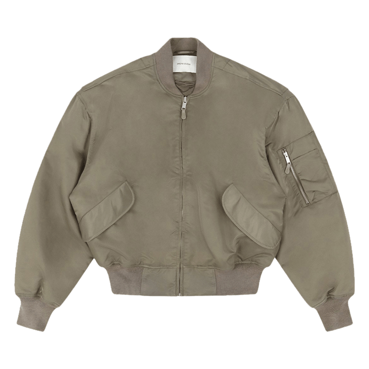 Entire Studios Broad Bomber Jacket "Cream"