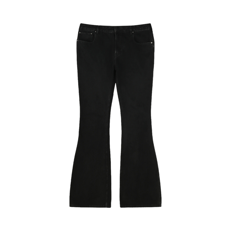 Entire Studios Slim-Flared Jeans "Magnetite"
