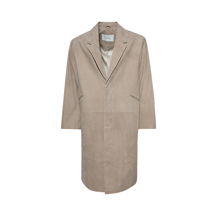 Entire Studios Single Breasted Coat "Babouche Suede"