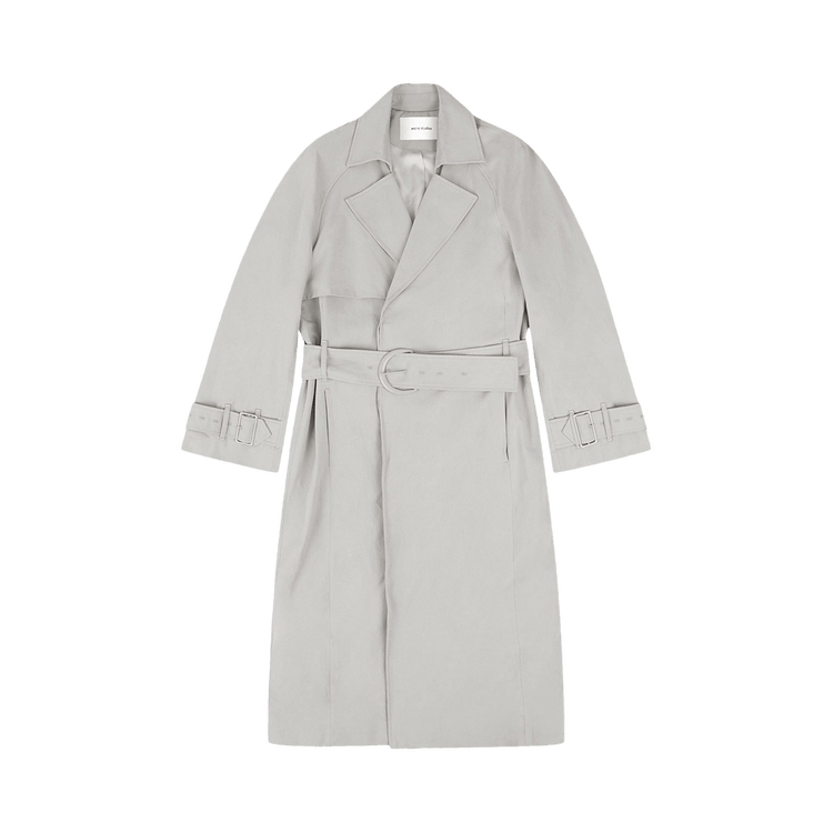 Entire Studios Goodman Trench Coat "Light Grey"