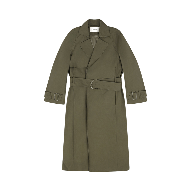 Entire Studios Goodman Trench Coat "Military Green"