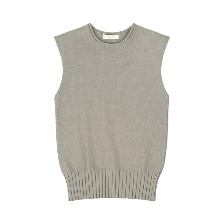 Entire Studios Burns Knit Vest "Middle Grey"