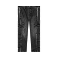 Nahmias Denim Track Logo Cargo Pants "Dark Wash"