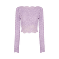 Rabanne Lace Crop Top "French Lavander"