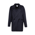 Bottega Veneta Double Breasted Blazer "Black/Blue"