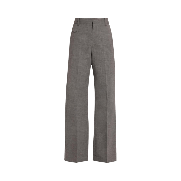 MM6 Maison Margiela Wool Tailored Pants "Dark Grey Melange"
