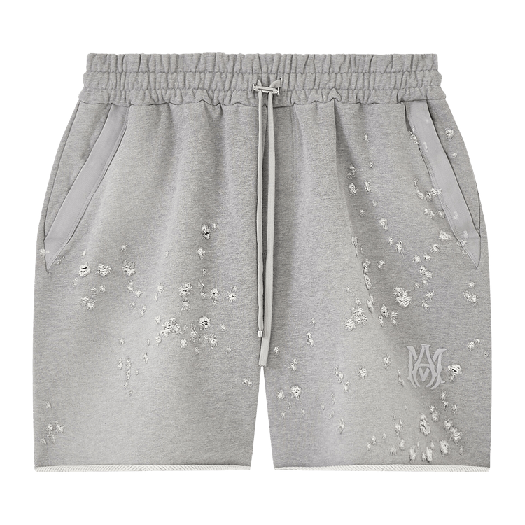 Amiri MA Shotgun Embroidered Short "Grey"