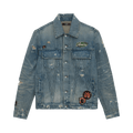 Amiri Vintage Pegasus Trucker Jacket "Antique Indigo"