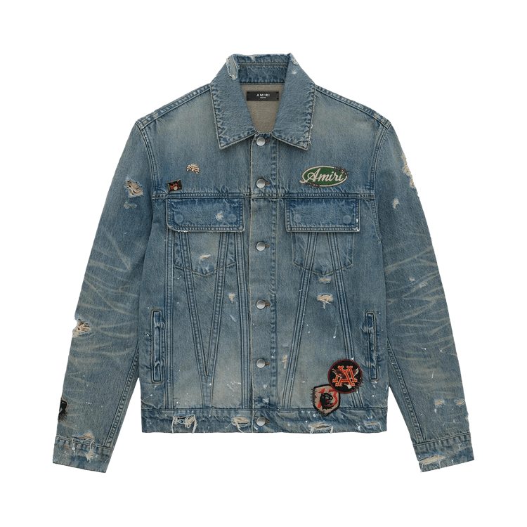 Amiri Vintage Pegasus Trucker Jacket "Antique Indigo"