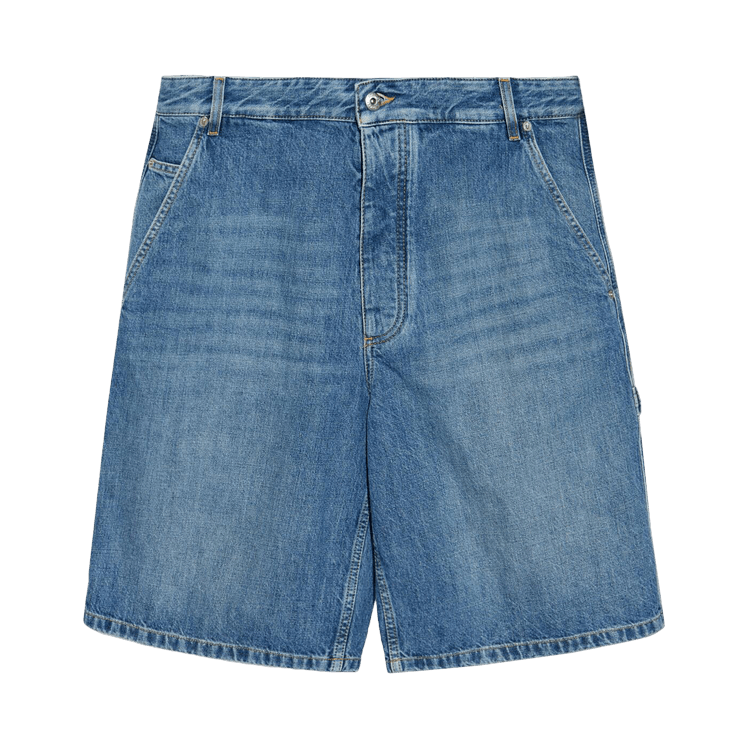 Bottega Veneta New Eco Wash Shorts "Mid Blue"
