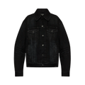 Balenciaga Standing Collar Denim Jacket "Midnight"