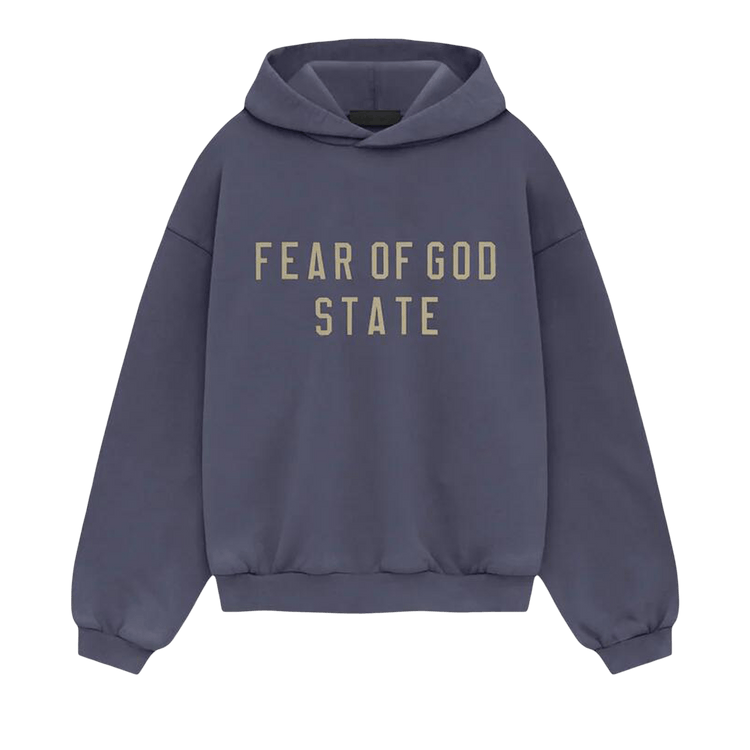 Fear of God Essentials Kids Heavy Fleece Hoodie "Marine"