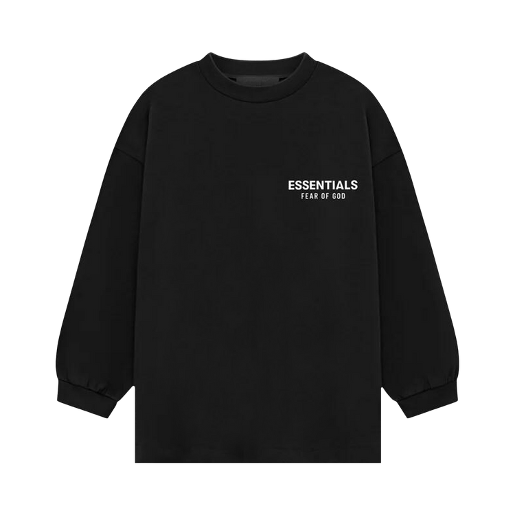 Fear of God Essentials Kids Jersey Long-Sleeve Tee "Black"
