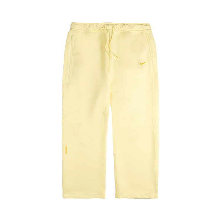 Nike NOCTA Tech Fleece Open-Hem Sweatpants "Citron Tint/Vivid Sulfur"
