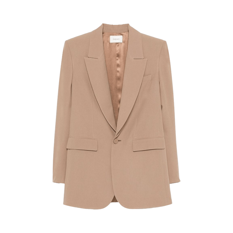 Saint Laurent Single Breasted Blazer "Cappuccino"
