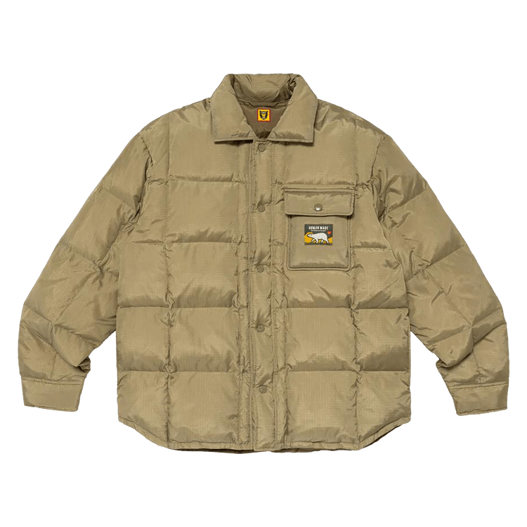 Human Made Down Shirt Jacket "Olive Drab"