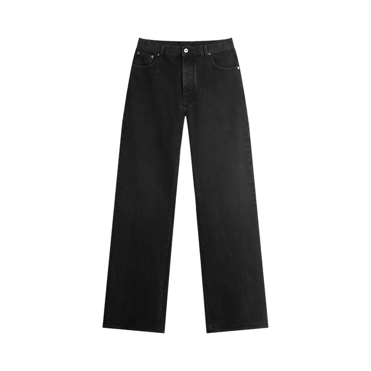 Off-White Diagonal Outline Relaxed Jeans "Vintage Black"