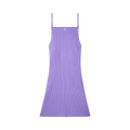 Courrèges Rib Knit Mini Dress "Purple"