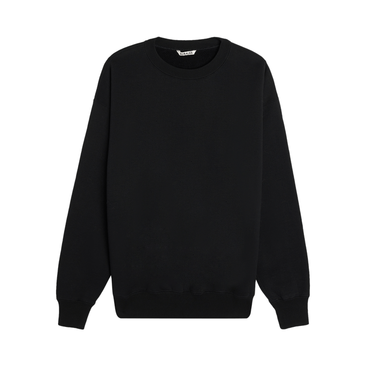 Auralee Smooth Soft Sweatshirt "Black"