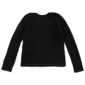 Issey Miyake Suede Like Pleats Shirt "Black"