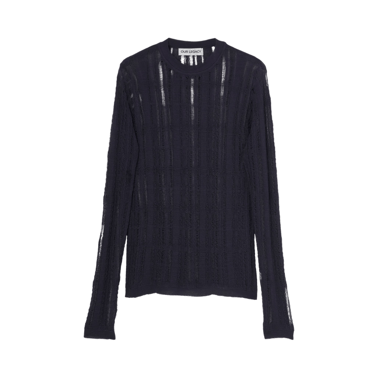 Our Legacy Formal Roundneck "Washed Navy"