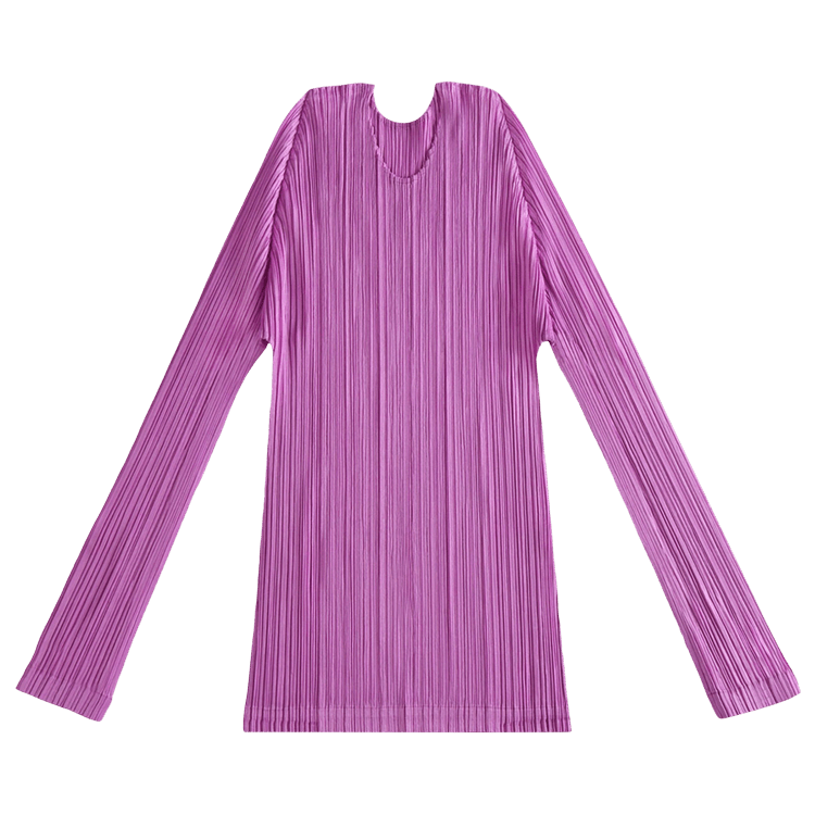 Pleats Please Issey Miyake January Shirt "Purple"