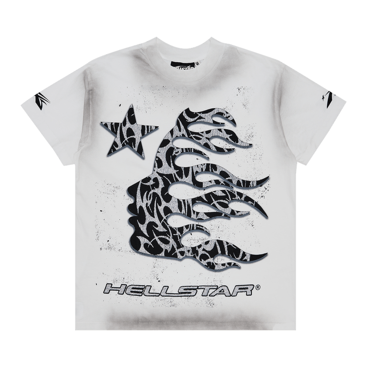 Hellstar Thorn Glitter T-Shirt "Dirty White"