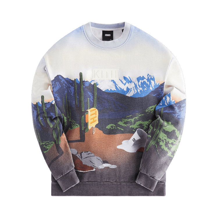 Kith Treats Desert Sunrise Nelson Crewneck "Helium"