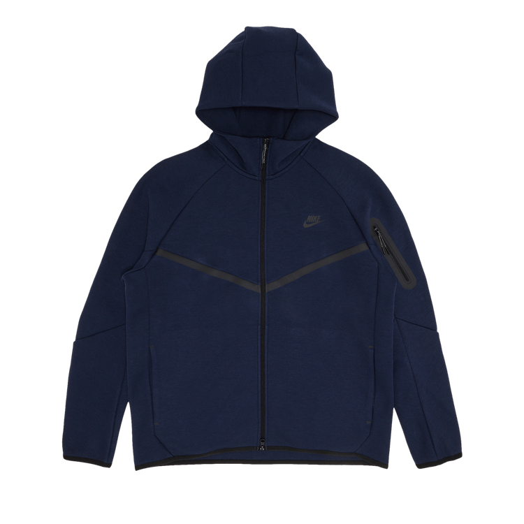 Nike Tech Fleece Full-Zip Windrunner Hoodie "Obsidian/Black"
