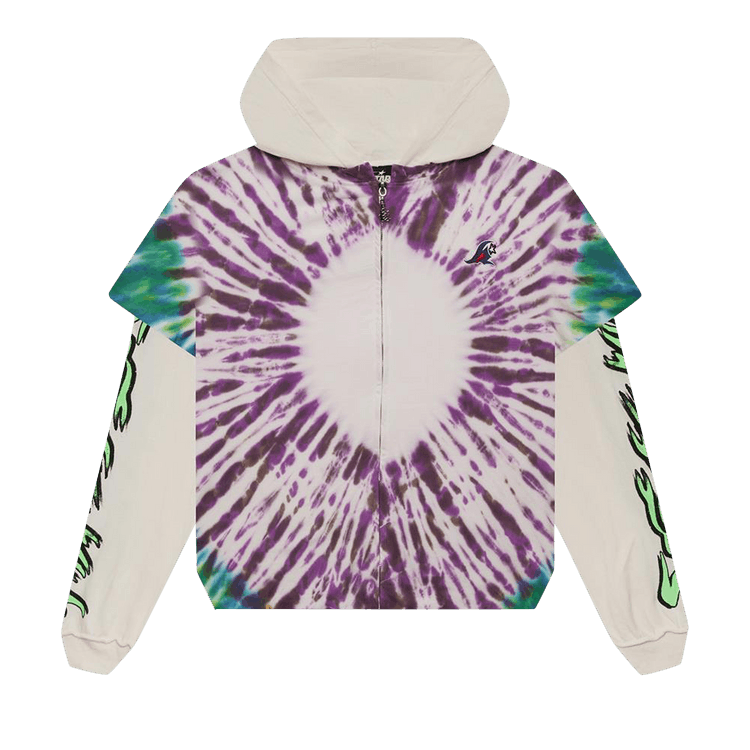 Hellstar Tye-Dye Zip-Up Hoodie "Multicolor"
