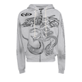 Hellstar Yoga Zip-Up Hoodie "Grey"