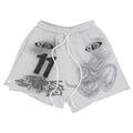 Hellstar Yoga Shorts "Grey"
